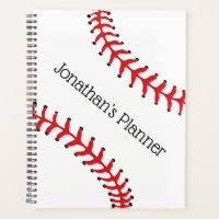 Conception du baseball Planificateur hebdomadaire/