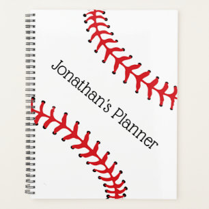Conception du baseball Planificateur hebdomadaire/