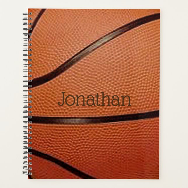 Conception du basket-ball Planificateur hebdomadai (Devant)