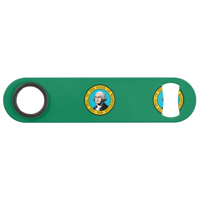 Conception du drapeau de l'État de Washington (Dos Horizontal)