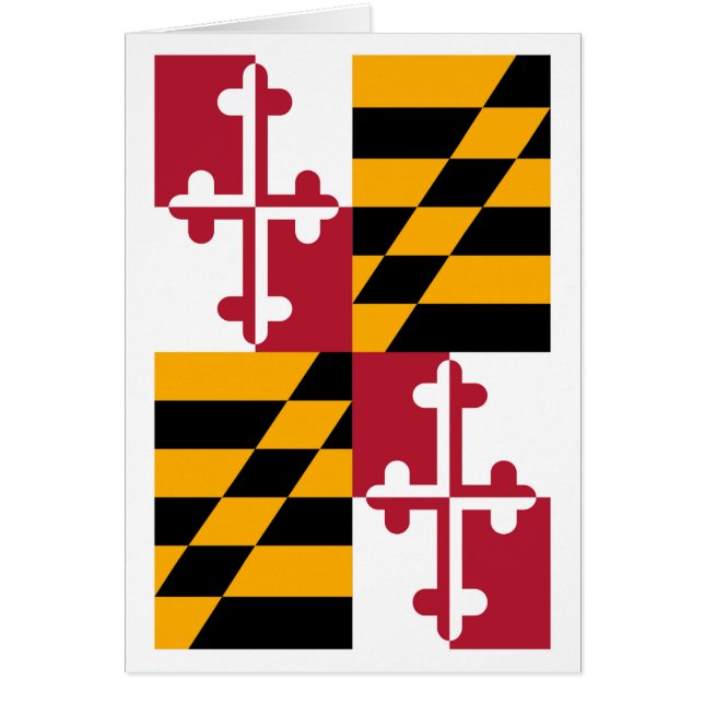 Conception du drapeau de l'État du Maryland (Devant)
