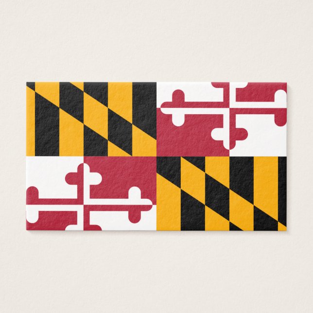 Conception du drapeau de l'État du Maryland (Devant)