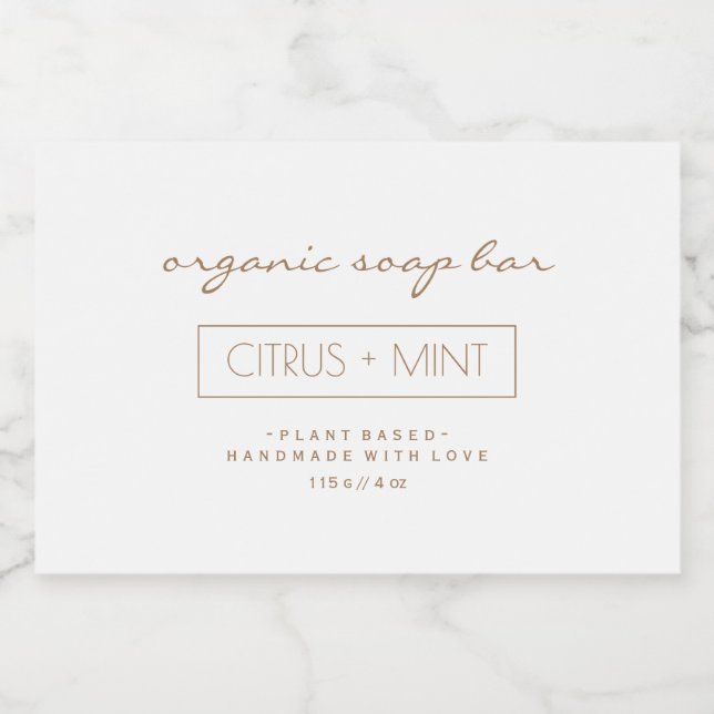 Conception du Étiquette de produits savon (Étiquettes simples)