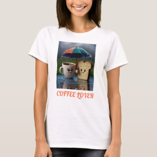 Conception du logo Coffee Lover pour t-shirts