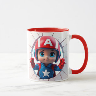 conception d'un habillage de mug de dessin animé d