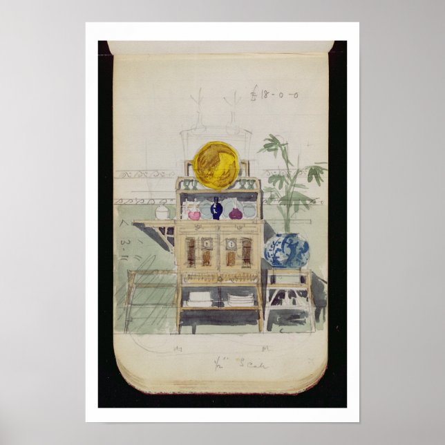 Conception d'un tableau de bord, c.1860s-les année (Devant)