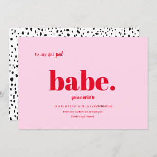 Conception d'une invitation pour la Saint-Galentin