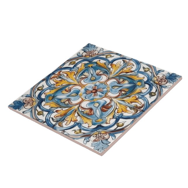 Conception dynamique de carreaux floraux (Côté)