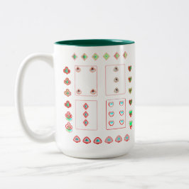 Conception extraordinaire de cartes à jouer Mug à