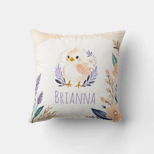 Conception florale Boho de Coussin de poussins mig