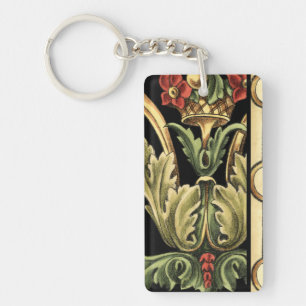 Conception florale ornementale avec les frontières