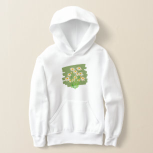 Conception florale rustique sur fond vert