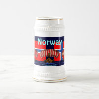 Conception fraîche de tasse de bière de la Norvège