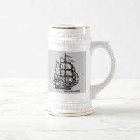 Conception grande de tasse de bateau