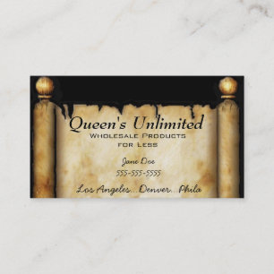 Conception majestueuse de cartes de visite