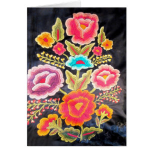 Conception mexicaine de broderie