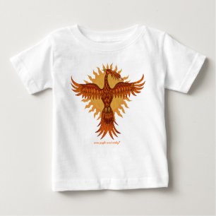Conception mignonne de T-shirt de bébé d'oiseau du
