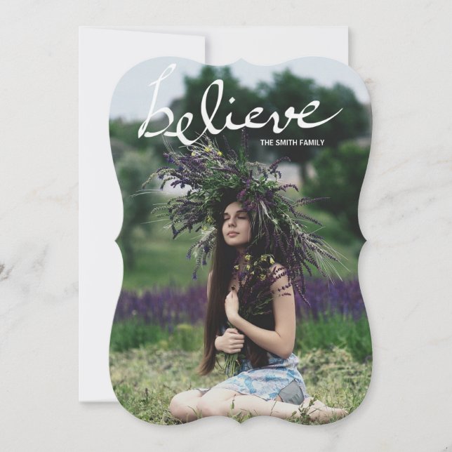 Conception moderne de la main de script de vacance (Devant)