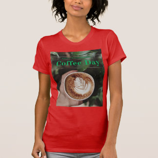 Conception moderne des t-shirts de la Journée inte