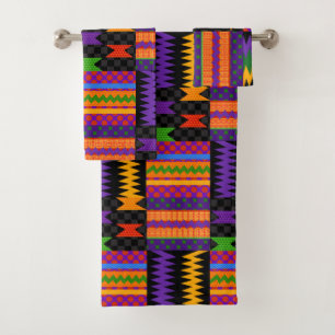 Conception Motif de Throwback Kente des années 90