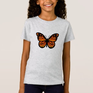 Conception Papillon Monarque - T-Shirt en Jersey F
