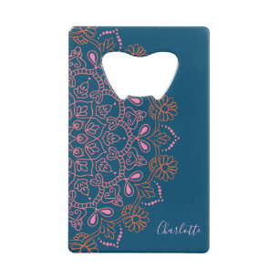Conception personnalisée de la marine bleu rose fl