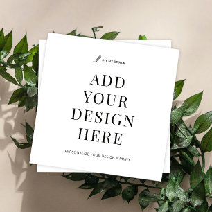 Conception personnalisée de l'impression Carte de 