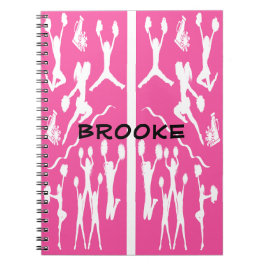 CONCEPTION pom-pom girl DE CARNET BLANC ET ROSE