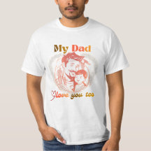 Conception pour la fête des pères | t-shirt fête d
