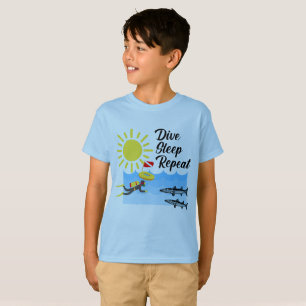 Conception répétée du sommeil de plongée - T-shirt