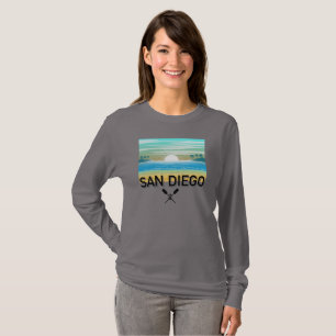 Conception San Diego - T-shirt simple à manches lo