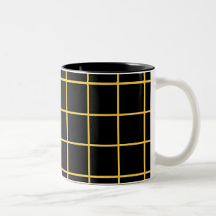 Conception simple Plaid Carré Motif B Mug
