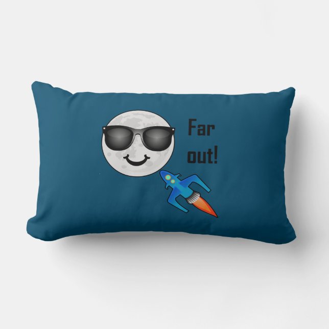 Conception très éloignée - Coussin Lumbar 13" x 21 (Recto)