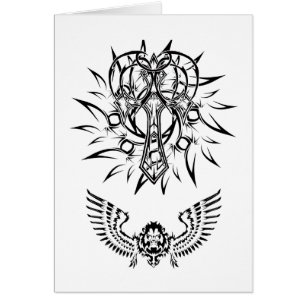 Conception tribale chrétienne abstraite de