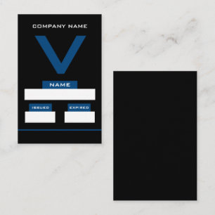 Conception V, Cartes de visite