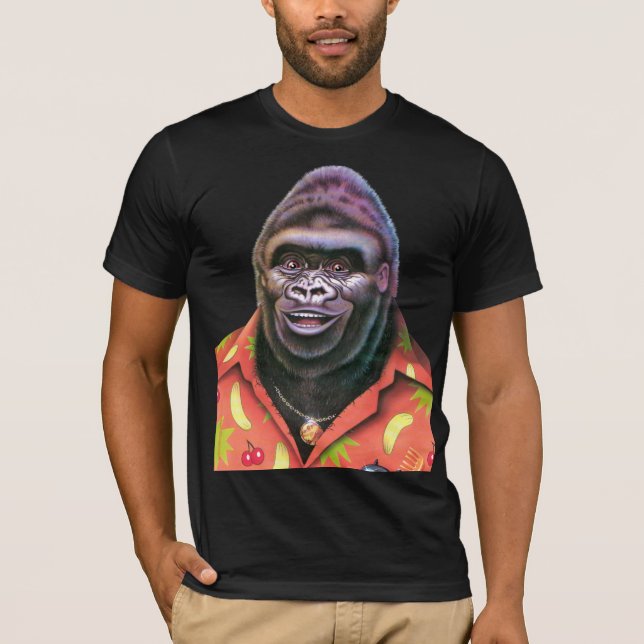 Conception vaine géante de gorille de T-shirt (Devant)