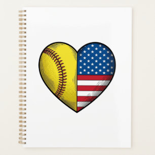 Conception vectorielle vintage de softball USA Fla