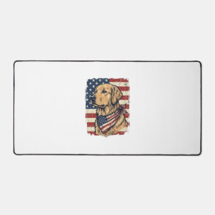 Conception vectorielle vintage patriotique de Gold