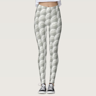Conception Volleyballs Partout Imprimé Leggings