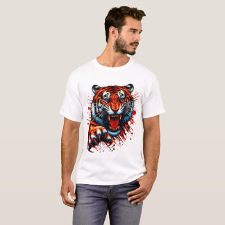 conceptions de t-shirts Tigre