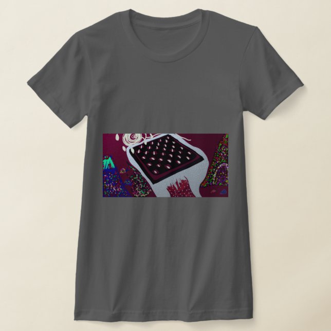 Conceptual Abstract Chessboard Landscape T-Shirt (Ablage )