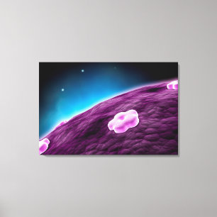 Conceptual Image of Cell Nucleus Leinwanddruck