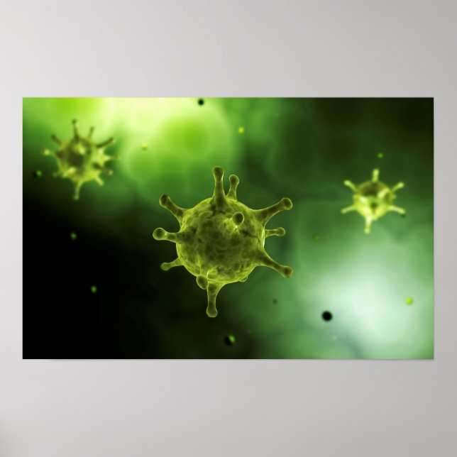 Conceptual Image of Common Virus Poster (Vorne)