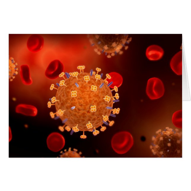Conceptual Image of Influenza Causing Grippe 3 (Vorderseite (Horizontal))