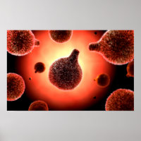 Conceptual Image of Plasmodium causing Malaria 1