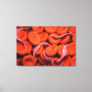 Conceptual Image of Trypanosoma 3 Leinwanddruck
