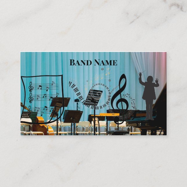 Concert Music Standard, Carte de visite de 3,5 po  (Devant)