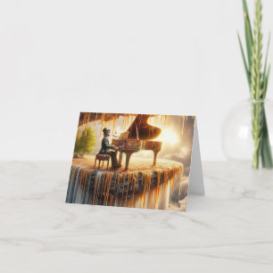CONCERT PIANO SUR CARTE ARTISTIQUE GLACE