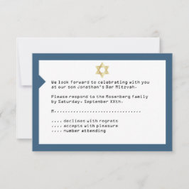 Concert Ticket Bar Mitzvah RSVP Répondre Marine Bl