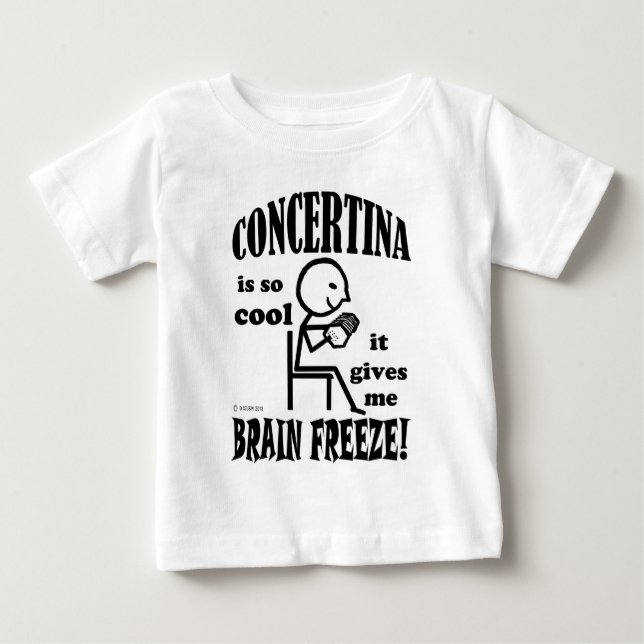 Concertina, Brain Freeze Baby T-shirt (Vorderseite)